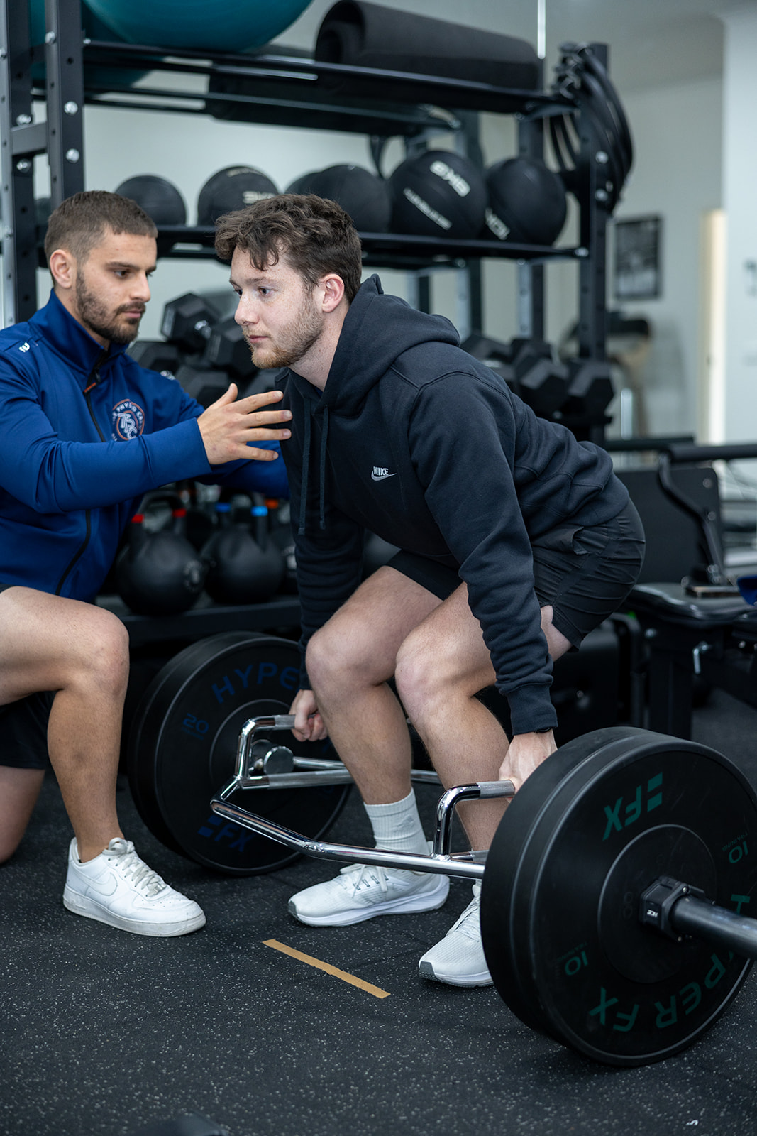 Initial physiotherapy consultation