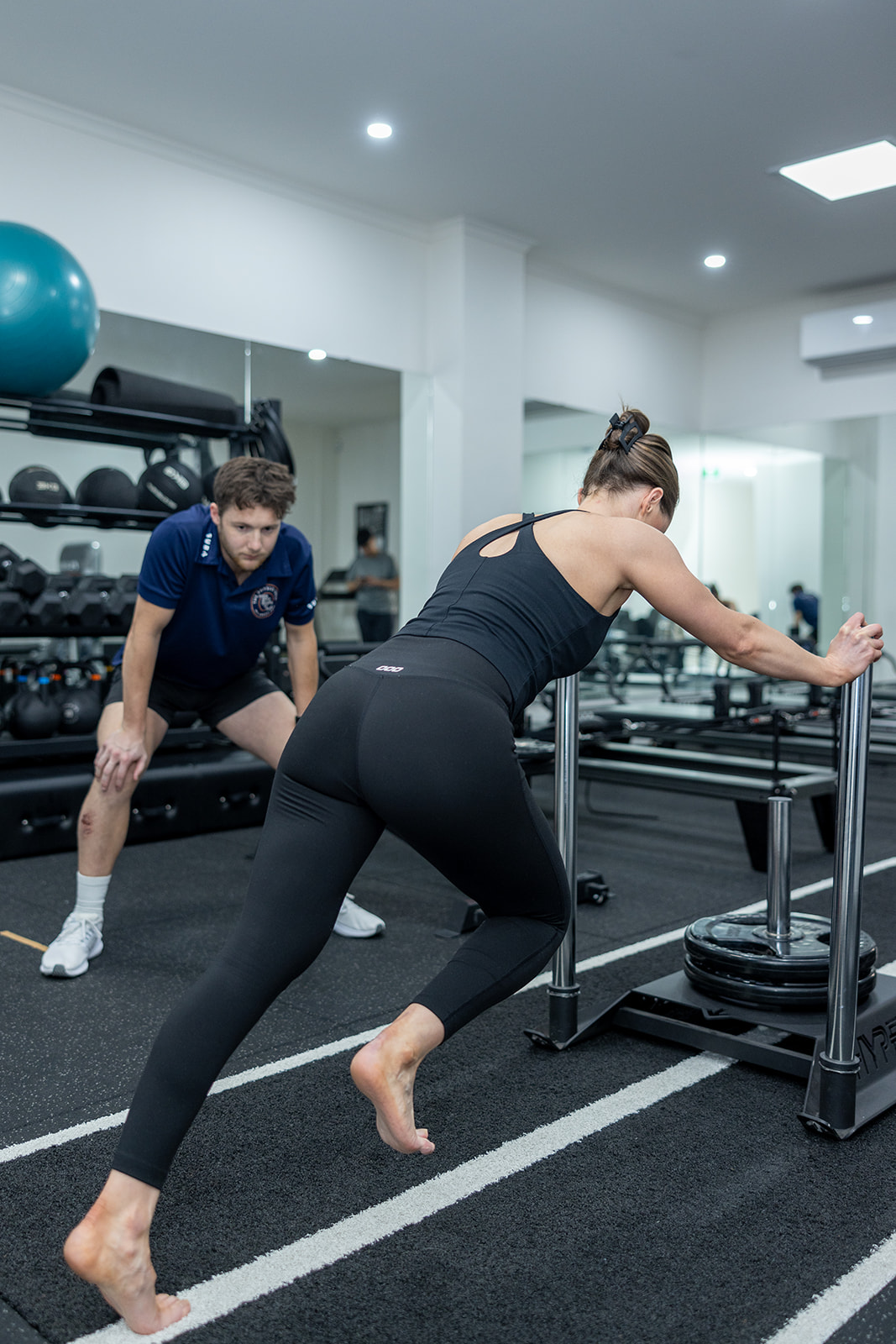 Rehabilitation gym at The Physio Crew